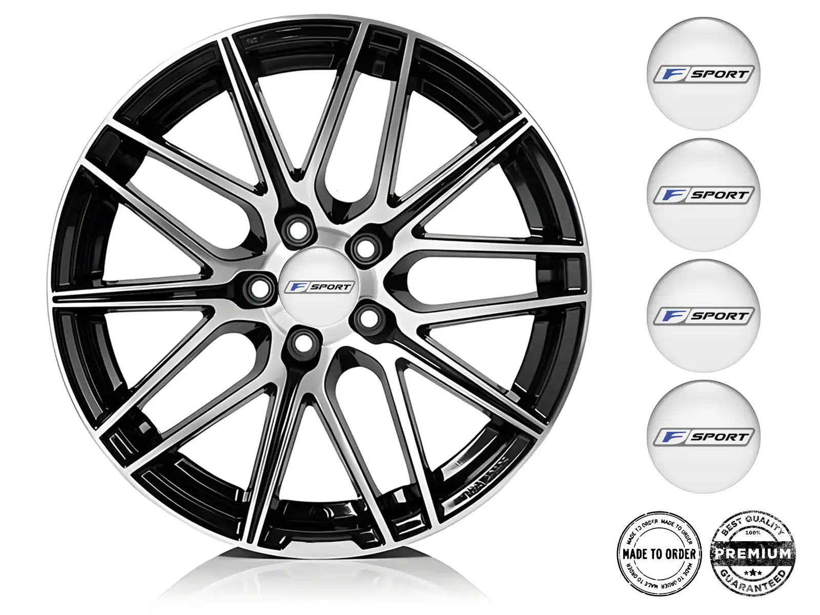 Lexus Pegatina Bombada Logo Emblemas de Rueda Elegante